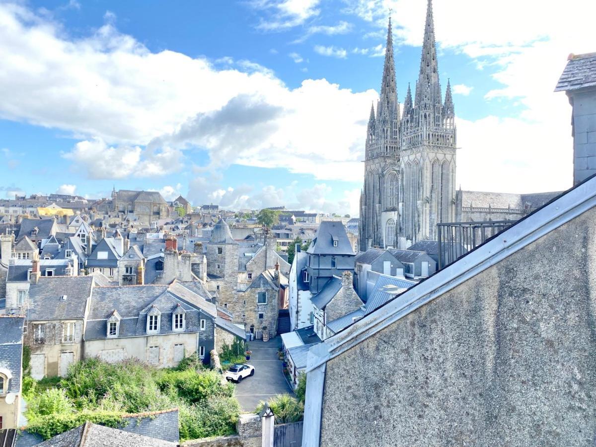 Le Nid Des Quais - Vue Panoramique Au Coeur De La Ville - Wifi - Entree Autonome Кимпер Екстериор снимка