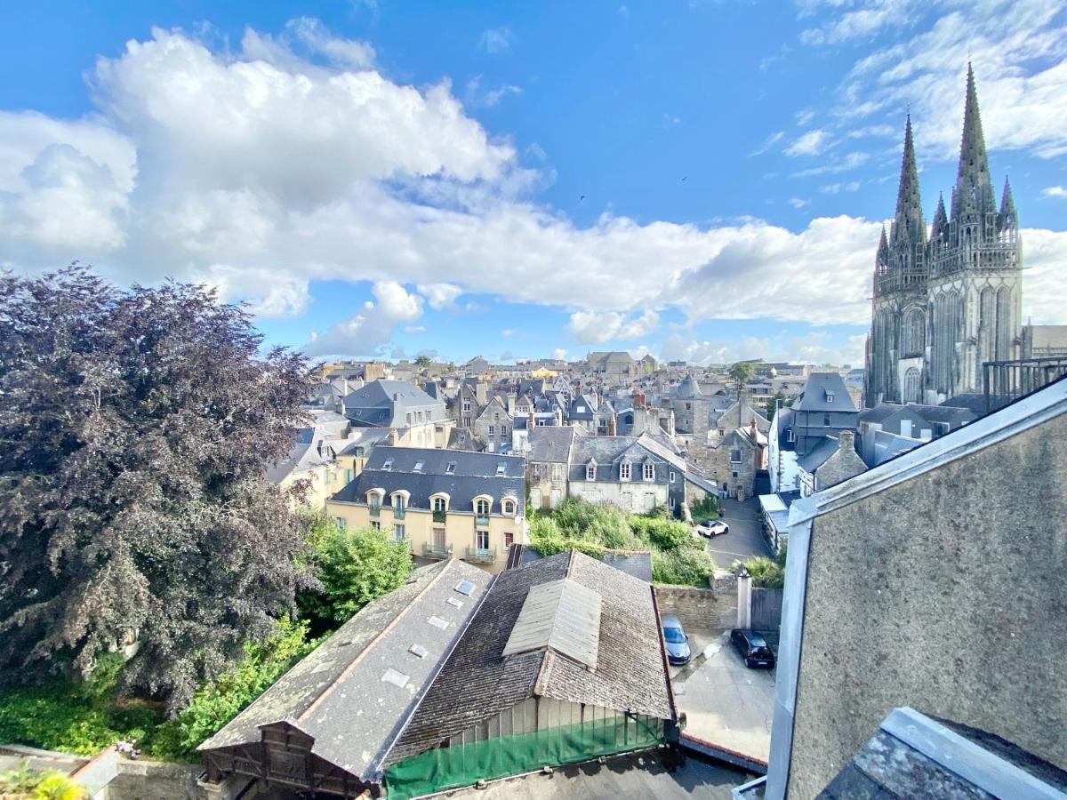 Le Nid Des Quais - Vue Panoramique Au Coeur De La Ville - Wifi - Entree Autonome Кимпер Екстериор снимка